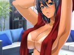  1girl breasts female game_cg indoors kono_mama_ja_ane_to_sex_shiteshimasu_are_otouto_yo_ima_naka_de_dasanakata? mochizuki_nozomu solo tan tanline 