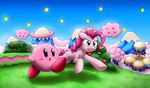  absurd_res crossover equine female feral friendship_is_magic hi_res horse kirby kirby_(series) male mammal my_little_pony otakuap pinkie_pie_(mlp) pony 
