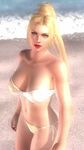  1girl 3d beach blonde_hair breasts dead_or_alive dead_or_alive_5 large_breasts ninja_gaiden rachel_(ninja_gaiden) solo tecmo 