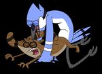  anal_penetration duo eyes_closed eyes_closee gay male minimoose1231roxy mordecai open_mouth penetration raised_tail regular_show rigby sex 