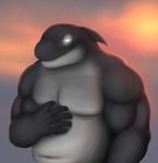  cetacean chub chubby fish krokodainer male mammal marine musclegut muscles orca overweight solo whale 