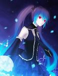  bad_id bad_pixiv_id detached_sleeves frills gothic_lolita hatsune_miku hatsune_miku_no_gekishou_(vocaloid) infinity_(module) lolita_fashion long_hair necktie project_diva_(series) project_diva_2nd purple_hair red_eyes robinexile solo twintails very_long_hair vocaloid 