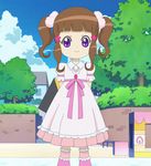  cute dress hime_chen!_otogi_chikku_idol_lilpri momoka_(hime_chen!) ponytails ribbon screenshot smile solo twin_tails violet_eyes 