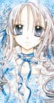  blue blue_eyes face ribbon solo tanemura_arina 