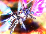  bad_pixiv_id destiny_gundam eblmeka energy_sword gundam gundam_seed gundam_seed_destiny mecha no_humans space strike_freedom_gundam sword weapon 