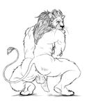  anus aroused balls barbs broken_horn butt ear_piercing erection feline ffx final_fantasy final_fantasy_x fur invalid_tag kimahri lion looking_back male mammal mane muscle_butt muscles nude penis perineum piercing ronso solo tarolyon video_games 