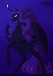  equine female feral friendship_is_magic goattrain horn horse leovictor mammal my_little_pony nyx_(mlp) original_character pony solo winged_unicorn wings 