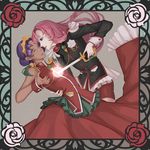  bad_id bad_pixiv_id blue_eyes dark_skin glasses himemiya_anthy long_hair multiple_girls nanairo pink_hair purple_hair sekai_wo_kakumei_suru_chikara_wo short_hair shoujo_kakumei_utena sword tenjou_utena weapon 