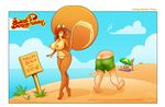  anthro areola beach big_breasts big_tail bikini blonde_hair blush breasts butt clothing erect_nipples eyewear female fluffy_tail freckles fur glasses green_eyes hair huge_breasts huge_tail human humor jugs lips long_hair male mammal navel nipples orange_fur outside penny_flynn pun red_hair rodent sand sea seaside short_hair squirrel standing sunglasses swimsuit text thighs topless topless_beach umbrella water wide_hips zaftigbunnypress 