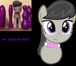  black_hair bow_tie equine friendship_is_magic fur grey_fur hair horse humor joke mammal my_little_pony octavia_(mlp) pony purple_eyes sex_toy solo tagme toy 