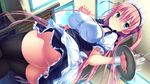  amakura erect_nipples game_cg kouduki_haruka long_hair maid root_nuko thighhighs umisora_no_fragments 