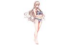  bikini celia_cumani_aintree komori_kei photoshop swimsuit walkure_romanze white 