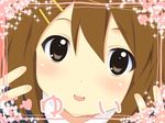  brown_hair hair_ornament hairclip hirasawa_yui k-on! rezel_craft school_uniform short_hair solo wallpaper 