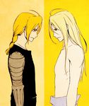  blonde_hair edward_elric enol001 father_(fma) fullmetal_alchemist mechanical_arm multiple_boys spoilers yellow_eyes 