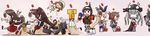  6+girls :&gt; @_@ admiral_(kantai_collection) aircraft airplane akagi_(kantai_collection) ammunition anchor_hair_ornament anger_vein bad_id bad_pixiv_id bangs batsubyou black_hair blonde_hair blunt_bangs bodysuit braid breasts broken brown_hair cannon cape character_name coin_purse commentary drooling elbow_gloves enemy_aircraft_(kantai_collection) error_musume flower folded_ponytail following fubuki_(kantai_collection) girl_holding_a_cat_(kantai_collection) glaring gloves glowing glowing_eyes hair_flower hair_ornament hair_ribbon hairband hat highres ido_(teketeke) in_container inazuma_(kantai_collection) jitome kantai_collection kitakami_(kantai_collection) long_hair long_image long_ponytail looking_back medium_breasts megaphone military military_uniform multiple_girls naval_uniform o_o out_of_frame pale_skin pointing queue quiver rensouhou-chan ribbon school_uniform serafuku shimakaze_(kantai_collection) shinkaisei-kan shopping_basket short_hair shoshinsha_mark silver_hair single_braid skirt striped striped_legwear t-head_admiral thighhighs trembling turret uniform wide_image wo-class_aircraft_carrier yamato_(kantai_collection) 