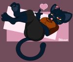  &lt;3 3_toes absurd_res anthro clothed clothing digital_media_(artwork) felid feline foot_focus gesture hi_res invalid_tag looking_at_viewer mae_(nitw) mammal middle_finger night_in_the_woods paws red_eyes rickochet simple_background solo toes tongue tongue_out video_games 