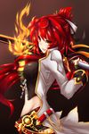  blazing_heart_(elsword) elesis_(elsword) elsword fi-san highres long_hair red_eyes red_hair solo sword weapon 