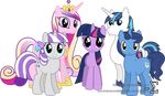 &lt;3 alpha_channel blue_eyes cutie_mark equine eyelashes female feral footwear friendship_is_magic gem group hair hooves horn horse looking_at_viewer male mammal mane moon multi-colored_hair my_little_pony necklace pony princess_cadance_(mlp) purple_eyes shining_armor_(mlp) smile stars tiara twilight_sparkle_(mlp) unicorn winged_unicorn wings yellow_eyes 