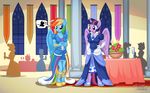  ? anthro anthrofied blush bracelet clothing cute dress duo elbow_gloves equine female flower friendship_is_magic glass gloves hair horn horse inside jewelry mammal multi-colored_hair my_little_pony mysticalpha night pegasus pony purple_eyes purple_hair rainbow_dash_(mlp) rainbow_hair sky standing star table twilight_sparkle_(mlp) window wine_glass winged_unicorn wings 