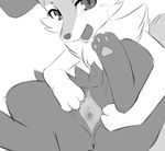  blush braixen canine clitoris darkmirage female fennec fox fur happy looking_at_viewer lying mammal nintendo nude pawpads paws pok&#233;mon pok&eacute;mon presenting presenting_pussy pussy solo spread_legs spread_pussy spreading urethra vaginal_opening video_games 