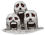  dugtrio ground horror nightmare_fuel nintendo plain_background pok&#233;mon pok&eacute;mon red_eyes scary sido&#39746; sido(slipknot) sido_(slipknot) teeth video_games what what_has_science_done white_background why 