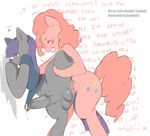  &lt;3 anal anal_penetration animal_genitalia animated anthro balls blue_eyes blush bottomless clothing cold-blooded-twilight crossgender cum cum_while_penetrated cutie_mark dickgirl duo earth_pony english_text equine eyes_closed friendship_is_magic from_behind fur gay grey_fur grin hair hooves horse horsecock incest intersex male mammal maud_pie_(mlp) my_little_pony nude penetration penis pink_fur pink_hair pinkie_pie_(mlp) plain_background pony purple_hair sex smile snowlik3 standing text white_background 