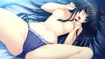  black_hair blush breasts eufonie game_cg kamishiro_touko koiken_otome koiken_otome_revive nipples panties spread_legs tateha underwear 