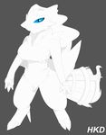  anthro blue_eyes breasts dragon female grey_background hi_res hikazedragon legendary_pok&#233;mon legendary_pok&eacute;mon nintendo plain_background pok&#233;mon pok&eacute;mon reshiram solo video_games white_skin 