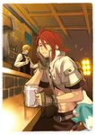  alternate_costume artist_request blonde_hair drink formal gloves green_eyes guy_cecil luke_fon_fabre male_focus mieu multiple_boys red_hair suit tales_of_(series) tales_of_the_abyss 