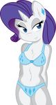  absurd_res alpha_channel ambris anthro anthrofied blue_eyes bra breasts chest_tuft cleavage clothed clothing equine female friendship_is_magic fur gray-gold hair hi_res horn horse mammal my_little_pony navel nipples panties plain_background pony purple_hair rarity_(mlp) smile solo transparent_background tuft underwear unicorn white_fur 