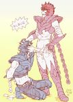  armor dual_persona fellatio guilchii oral phoenix_ikki saint_seiya yaoi 