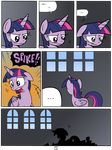  absurd_res comic equine female friendship_is_magic fur hair hi_res horn horse looking mammal my_little_pony pony princess purple_fur purple_hair redapropos royalty solo text twilight_sparkle_(mlp) window winged_unicorn wings 