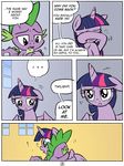  2014 absurd_res comic crying dialog dragon duo english_text equine female friendship_is_magic fur hair hi_res horn horse hug male mammal multi-colored_hair my_little_pony open_mouth pony princess purple_fur purple_hair redapropos royalty sleeping spike_(mlp) tears text twilight_sparkle_(mlp) winged_unicorn wings 