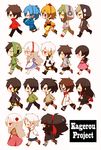  6+girls amamiya_hibiya asahina_hiyori azami_(kagerou_project) black_hair blonde_hair brown_hair chibi closed_eyes dark_konoha dress ene_(kagerou_project) enomoto_takane glasses green_hair hair_ornament hair_ribbon hairclip headphones hood hoodie kagerou_project kano_shuuya kido_tsubomi kisaragi_momo kisaragi_shintarou kokonose_haruka konoha_(kagerou_project) kozakura_marry kozakura_shion labcoat long_hair multiple_boys multiple_girls ponita red_eyes red_scarf ribbon scarf school_uniform serafuku seto_kousuke short_hair silver_hair smile tateyama_ayano tateyama_kenjirou tsukihiko_(kagerou_project) twintails very_long_hair yellow_eyes 