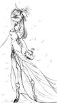  anthro anthrofied black_and_white bouquet breasts collar dress elbow_gloves equine female flower friendship_is_magic gloves hair horn leash legwear madhotaru mammal monochrome my_little_pony slave solo stockings tears twilight_sparkle_(mlp) upset veil winged_unicorn wings 