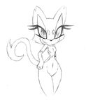  bit-small breasts cute feline female invalid_tag mammal nintendo nude plain_background pok&#233;mon pok&#233;morph pok&eacute;mon purrloin sketch small_breasts solo video_games 