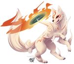  &#332;kami ?kami alpha_channel amaterasu ambiguous_gender canine deity female fire fur hi_res mammal rudragon solo video_games white_fur wolf 