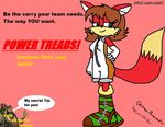  2 archie_comic blue_eyes boots brown_hair canine canines dota drawing fiona_fox fox fur hair item mammal red_fur sega shoes shopkeeper sonic_(series) stupid unskilled 