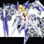  altrene blonde_hair blue_eyes breasts busou_shinki doll_joints huge_breasts jellyman long_hair looking_at_viewer mecha_musume navel open_mouth solo 