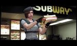  3d beret brown_hair garry&#039;s_mod garry's_mod hat jill_valentine parody resident_evil sandvich sandwich short_hair subway_(franchise) team_fortress_2 