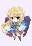  :o angel_wings bad_id bad_pixiv_id blonde_hair boots breath_of_fire breath_of_fire_ii chibi dress green_eyes knee_boots long_hair magic nina_(breath_of_fire_ii) side_slit solo taka_yanagi wings 