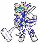  bell cat_ears dejiko di_gi_charat kakoi_kazuhiko mecha_musume mechanization mop no_humans parody ribbon solo tail virtual_on 
