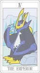  crystal empoleon english_text feral miji nintendo pok&#233;mon pok&eacute;mon solo tarot_card text unknown_artist video_games 