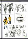  black_hair boots brown_eyes cape character_request coat gloves google gunblade hand_on_hip hat highres kai_(phantasy_star_zero) long_coat long_sleeves multiple_boys phantasy_star phantasy_star_zero scar simple_background sword weapon 