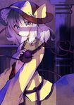  aqua_eyes bow hat hat_bow komeiji_koishi shade solo tamagogayu1998 third_eye touhou white_hair 