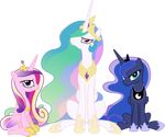  90sigma absurd_res alpha_channel equine female feral friendship_is_magic group hi_res horn horse mammal my_little_pony pony princess_cadance_(mlp) princess_celestia_(mlp) princess_luna_(mlp) winged_unicorn wings 