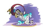  discord_(mlp) draconequus equine female friendship_is_magic fur group hair horn horse kilala97 magic male mammal multi-colored_hair my_little_pony original_character pony prince_illusion princess_celestia_(mlp) white_fur winged_unicorn wings 