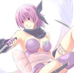  1girl ayane_(doa) breasts dead_or_alive female kosato large_breasts ninja_gaiden ninja_gaiden_sigma_2 purple_hair smile solo tecmo 