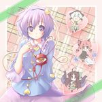  chibi duplicate kaenbyou_rin kibushi komeiji_koishi komeiji_satori multiple_girls pink_eyes pink_hair reiuji_utsuho short_hair touhou 