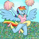  alternate_hairstyle anthro anthrofied blue_fur cheerleader clothing cum empyu equine eyes_closed friendship_is_magic fur hair hands-free herm intersex mammal multi-colored_hair my_little_pony orgasm pegasus penis pom_poms pussy pussy_juice rainbow_dash_(mlp) rainbow_hair shirt skirt solo twintails wings 
